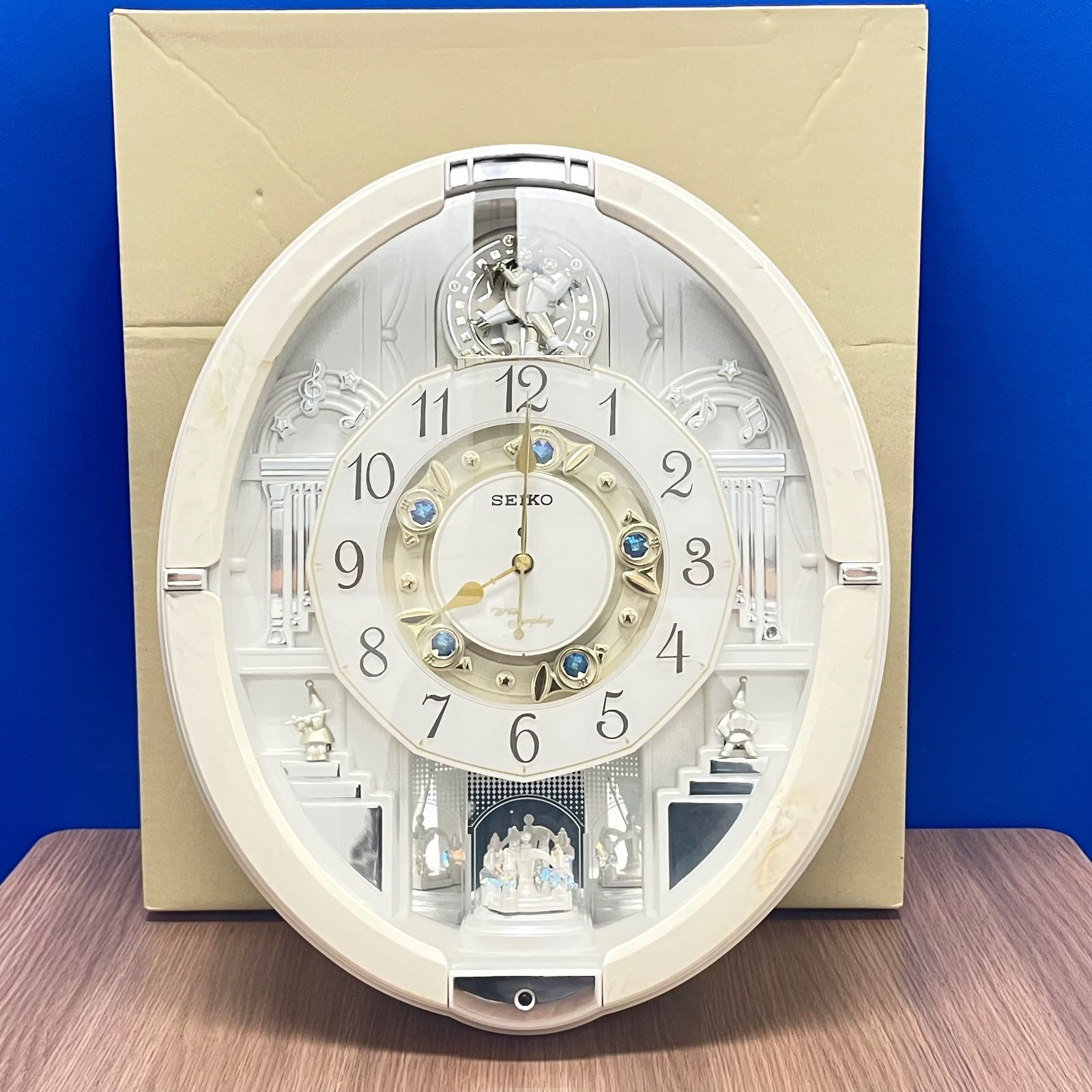 商品710】セイコーの電波からくり掛け時計「ウェーブシンフォニー