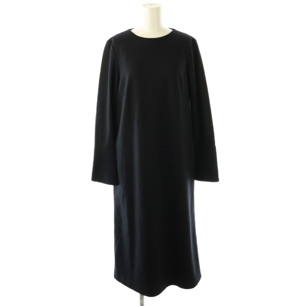 アドーア　ロングワンピース　ブラック　38 アドーア ADORE ワンピース 長袖 ロング スカート ロング フレア