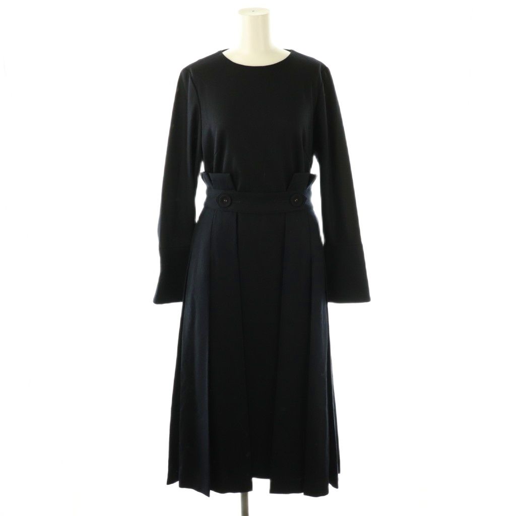 アドーア ADORE ワンピース 長袖 ロング スカート ロング フレア