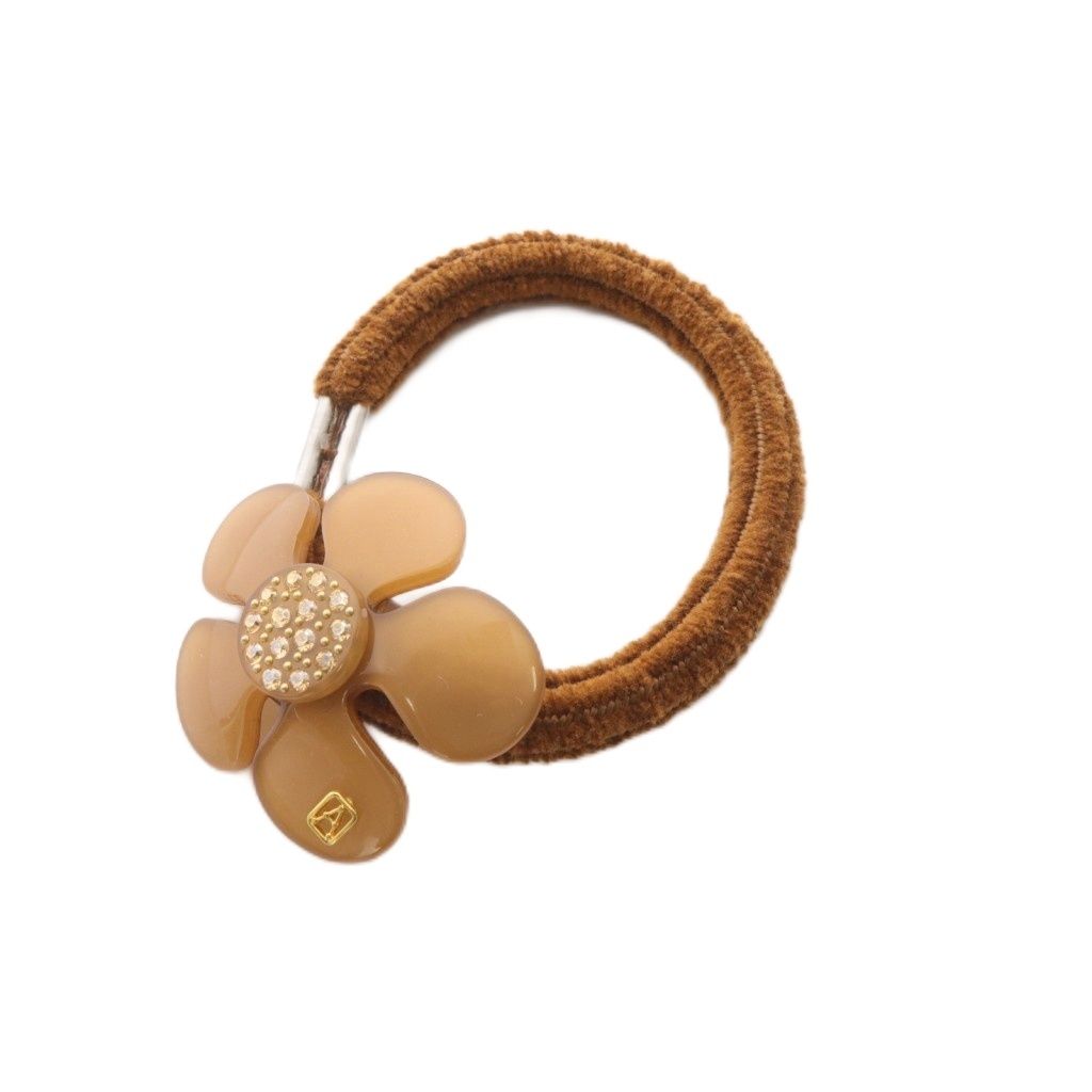 ALEXANDRE de PARIS フラワーヘアゴム アレクサンドルドゥパリ Alexandre De Paris フラワーモチーフ