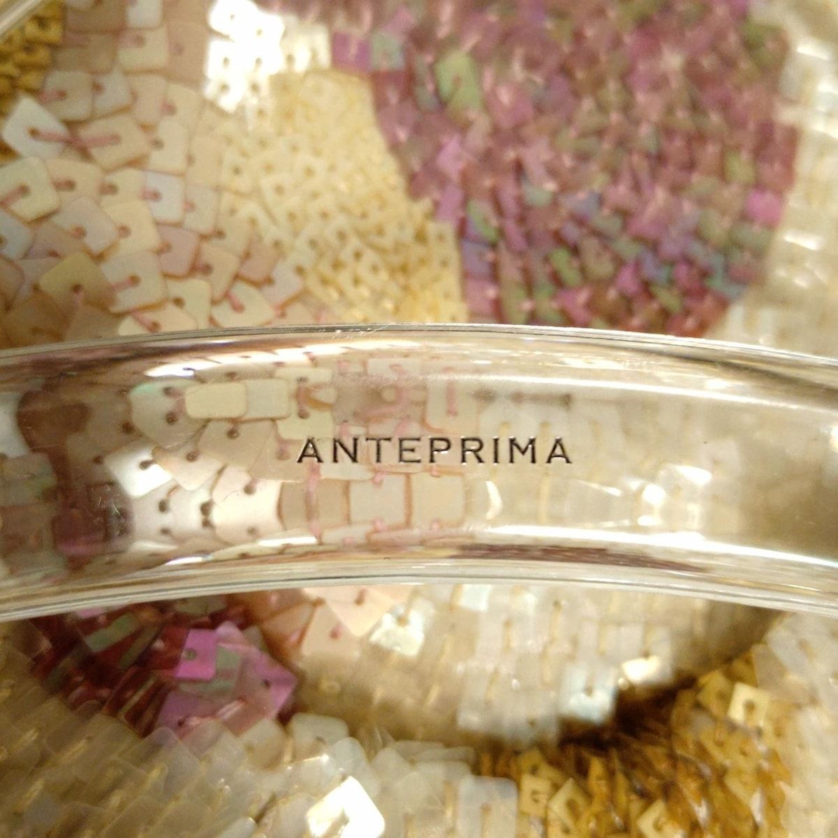  ANTEPRIMA アンテプリマ ハンドバッグ - ゴールド×マルチ ハンドバッグ バッグ