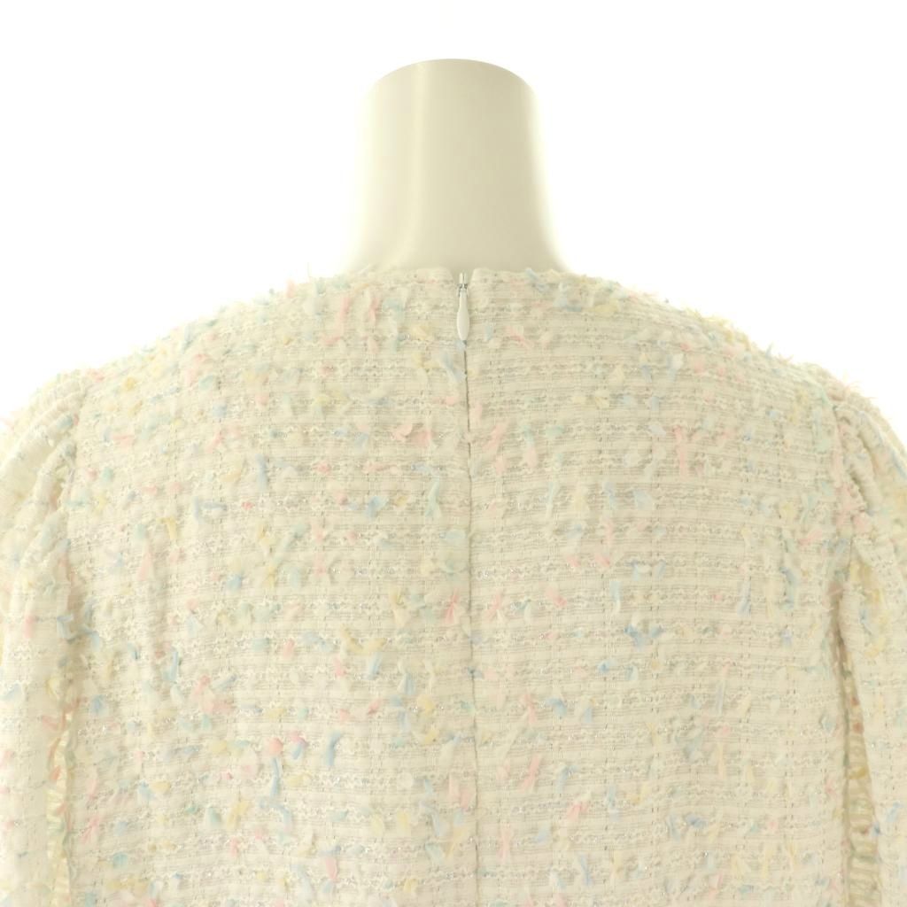 オーガ OHGA ミックスツイード パターンブラウス カットソー F