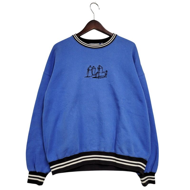 【新作入荷，送料無料】 【中古品】 BLACK EYE PATCH ブラックアイパッチ SPRAY RIB CREWNECK SWEATSHIRT スプレー リブ クルーネック スウェットシャツ トップス 長袖 【142-251220-cs-03-izu】 トレーナー・スウェット