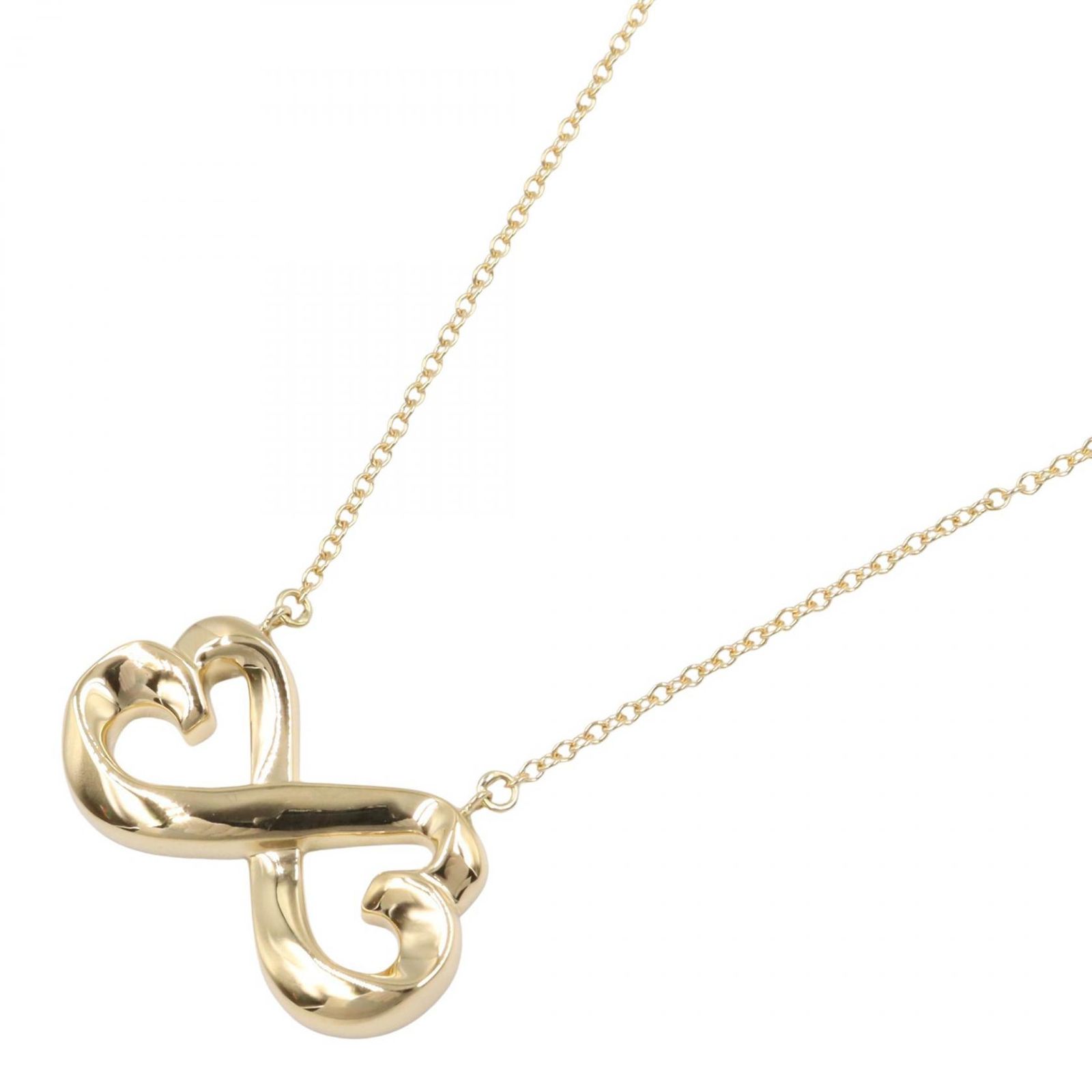 TIFFANY＆CO ティファニー ダブルラビングハート ネックレス