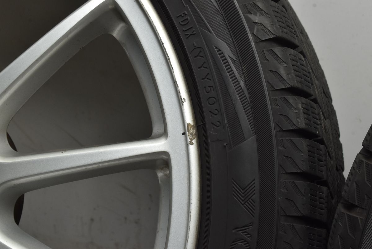  バリ溝 ミツビシ ランサーエボリューションX 18 in 8 5 J 38 PCD 114 3 ヨコハマ アイスガード iG 70 245 40 R ノーマル戻し GTO 18インチ タイヤ ホイールセット