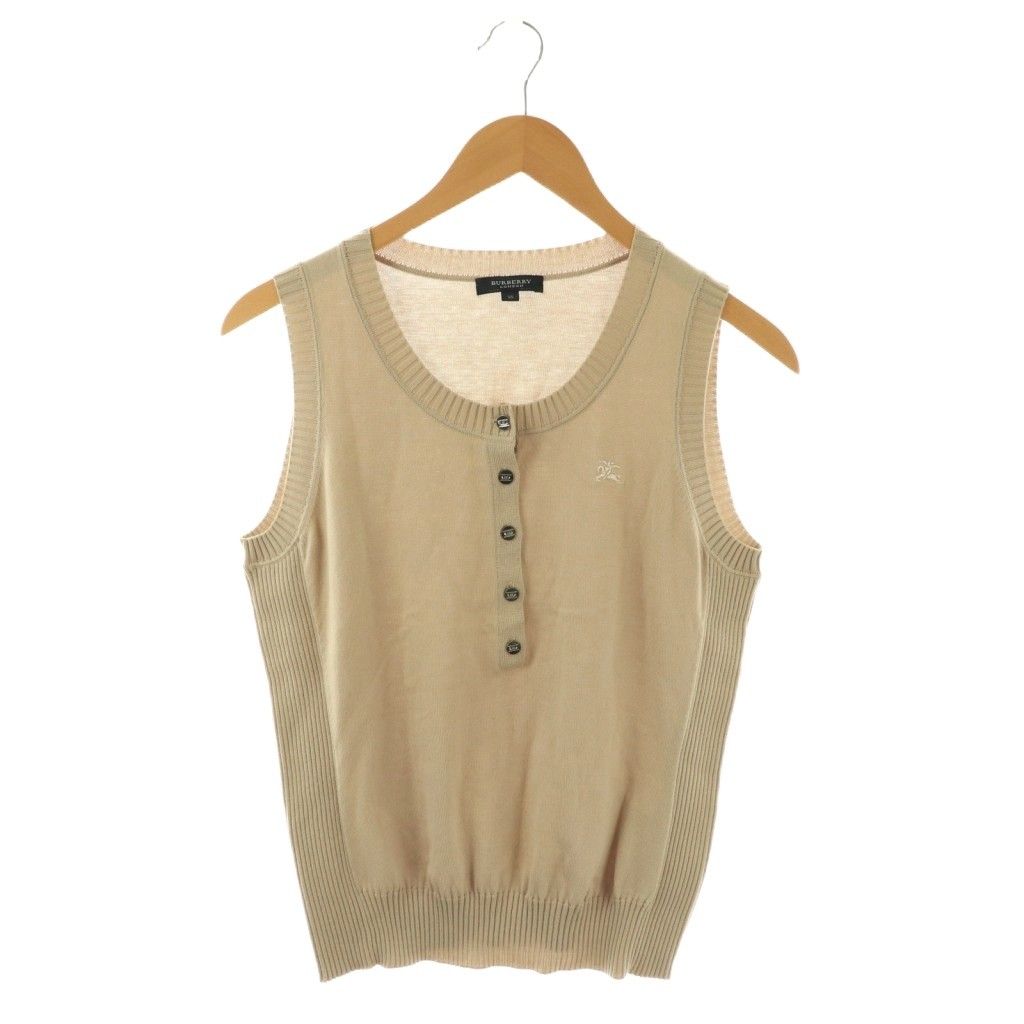 バーバリー ロンドン BURBERRY LONDON ニットベスト 15 ベージュ /ES
