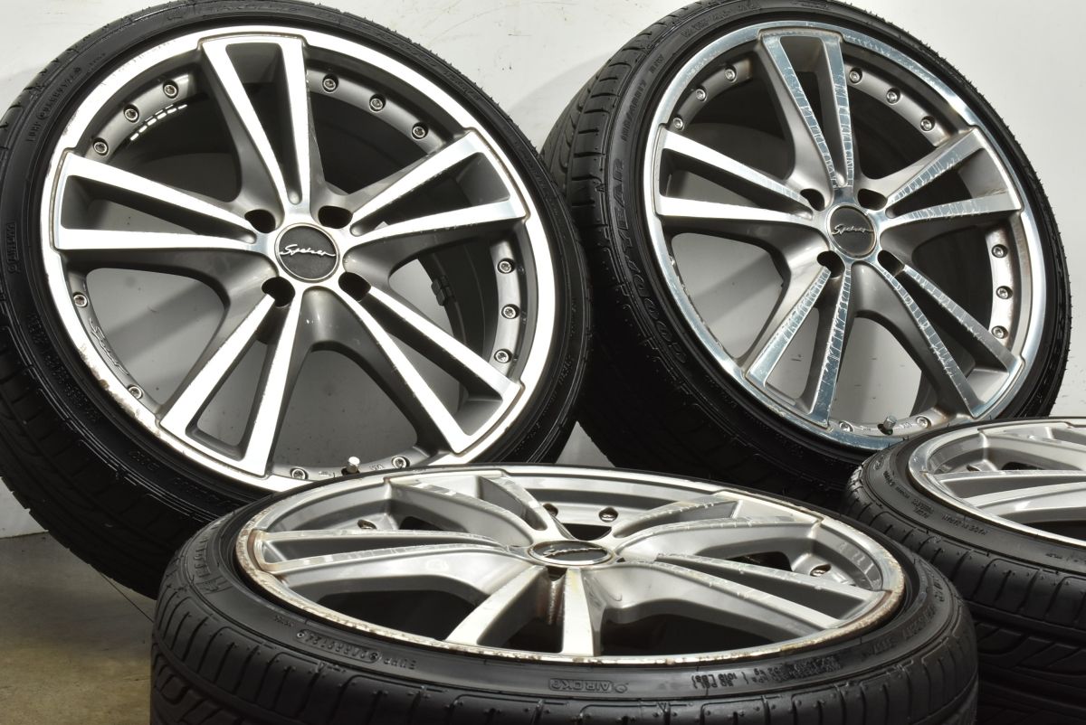 製 バリ溝 シュタイナー 17 in 7 J 43 PCD 100 グッドイヤー イーグル LS 2000 195 40 R ロードスター デミオ ヴィッツ フィット