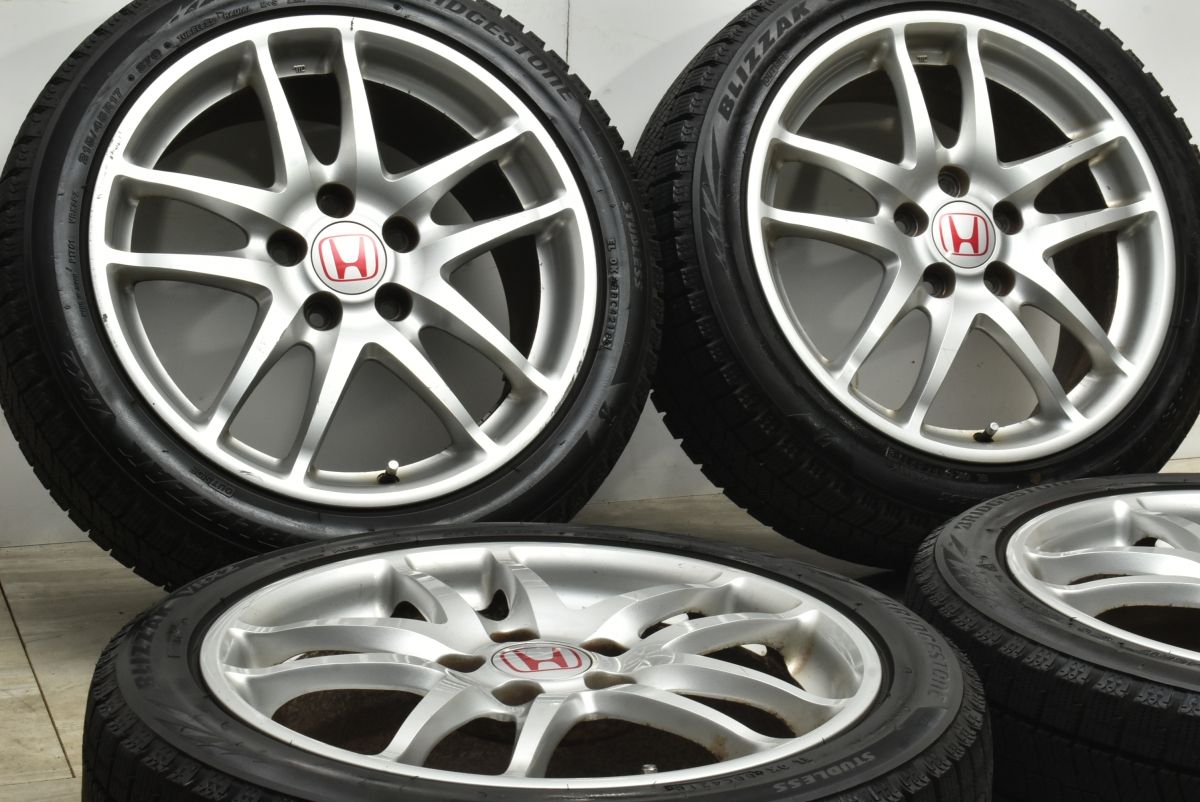 交換用に ホンダ インテグラ タイプR 17 in 7 J 60 PCD 114 3 ブリヂストン ブリザック VRX 2 215 45 R ノーマル戻し