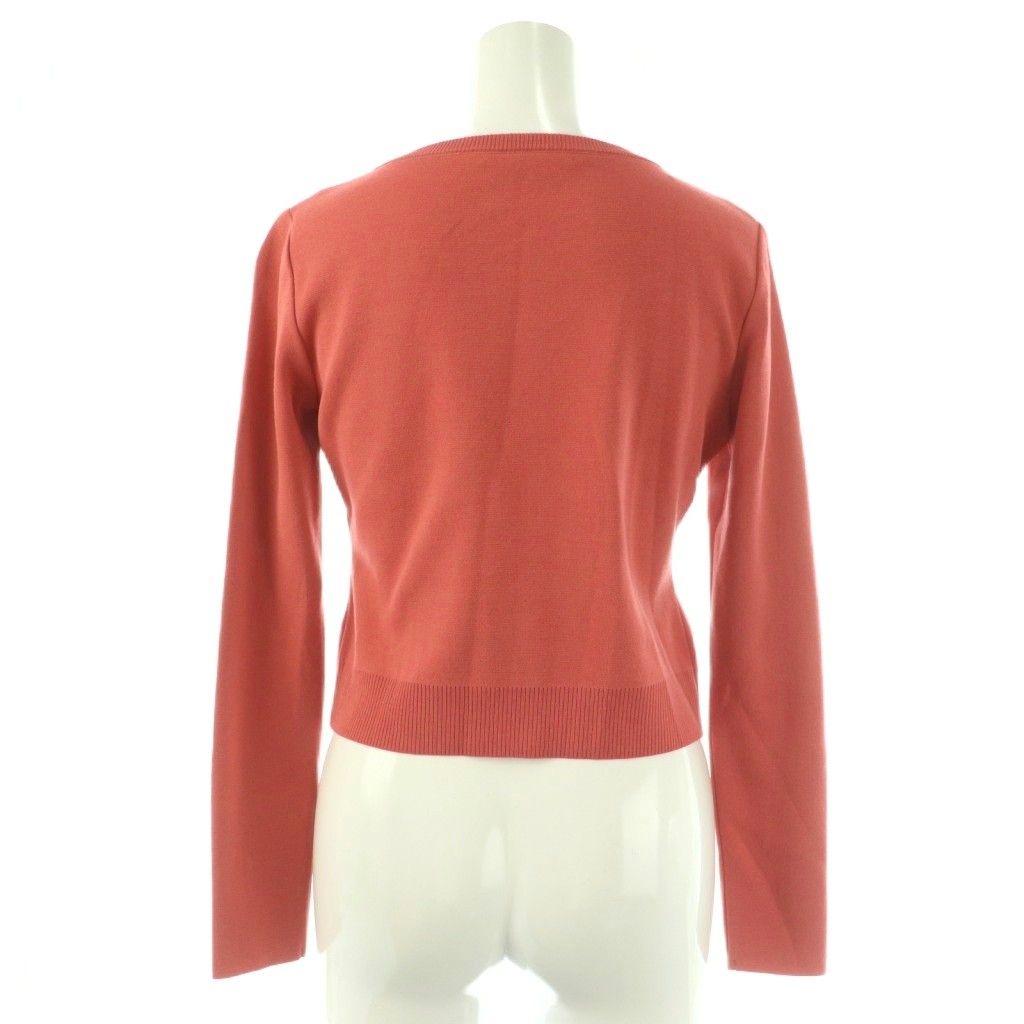 ルネ Rene ジップアップ ニットカーディガン 薄手 34 ピンク /NR □OS