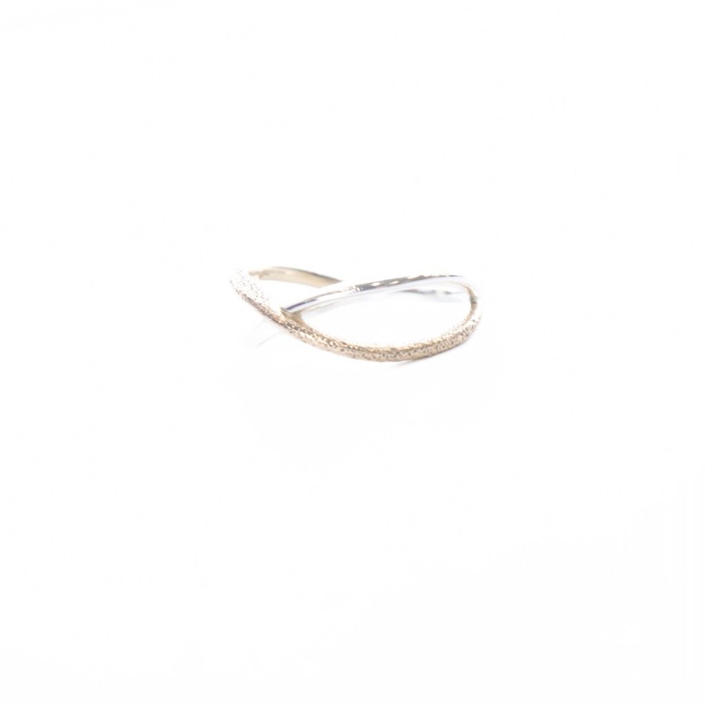 アガット agete コンビ リング 指輪 K 10 SV 11号 シルバー ゴールド