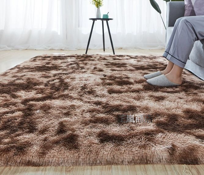 冬の爆売れアイテム 厚手グラデーションタイダイカーペット リビング ベイ 寝室ふわふわベッドサイドマット 200 300 cm