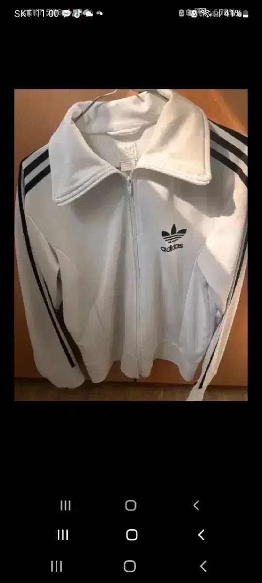 アディダス バーケンバウアー トラックジャージ ジャージ 白