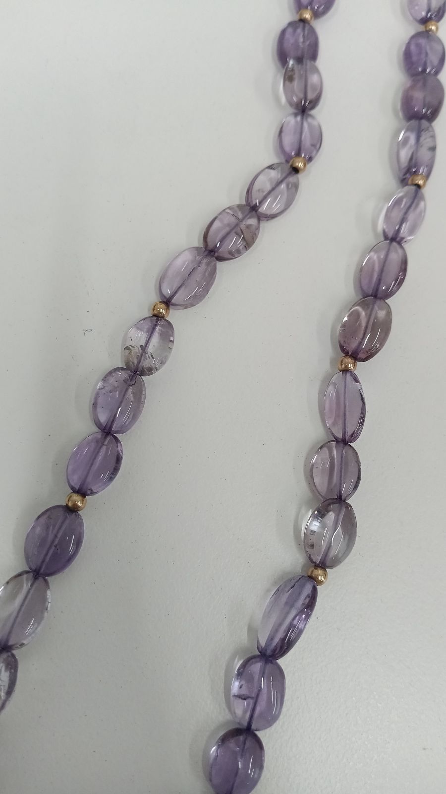  アメジスト ネックレス k 18 紫水晶 ネックレス アクセサリー