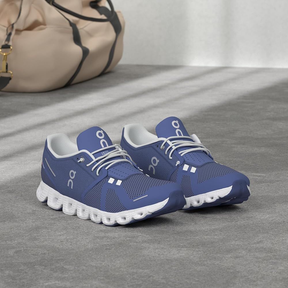 ON オン ランニングシューズ Cloud 5 レディース 23.0 cm Denim White