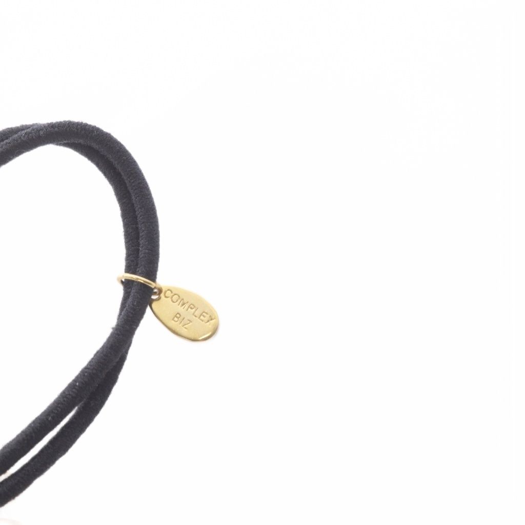 Complex Biz ビジュー ヘアゴム コンプレックスビズ Complex BIZ ビジュー ヘアゴム 黒 ブラック 白