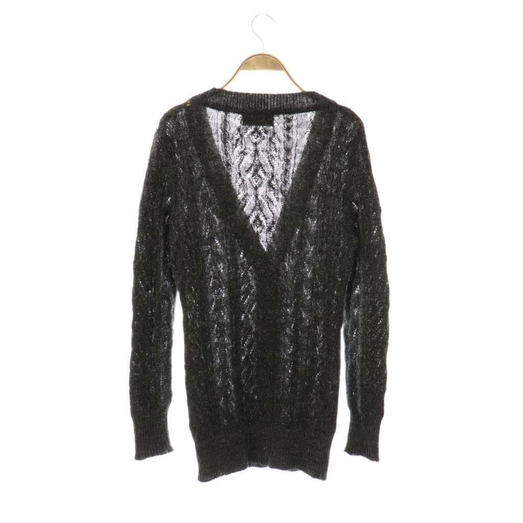 hysteric glamour ラメ カーディガン ヒステリックグラマー HYSTERIC GLAMOUR ラメ カーディガン ニット V