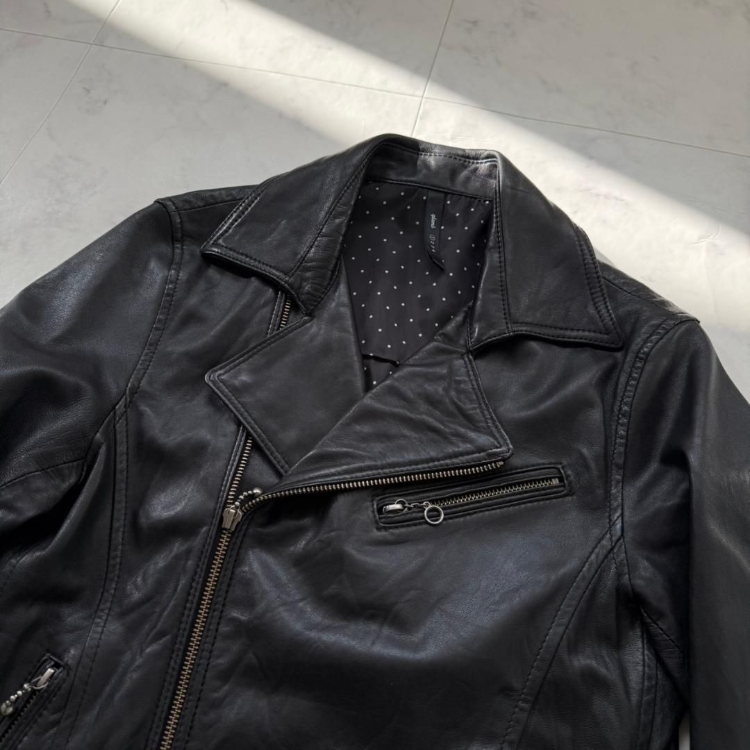 glamb ブラック ダブルライダースジャケット glamb ブラック ダブルライダースジャケット - メルカリ