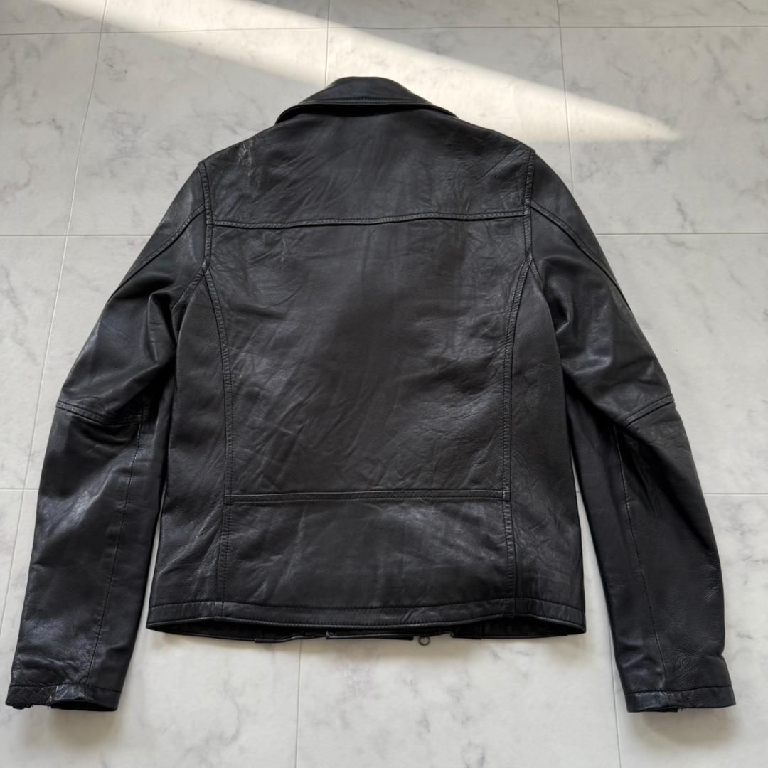 glamb ブラック ダブルライダースジャケット glamb ブラック ダブルライダースジャケット - メルカリ