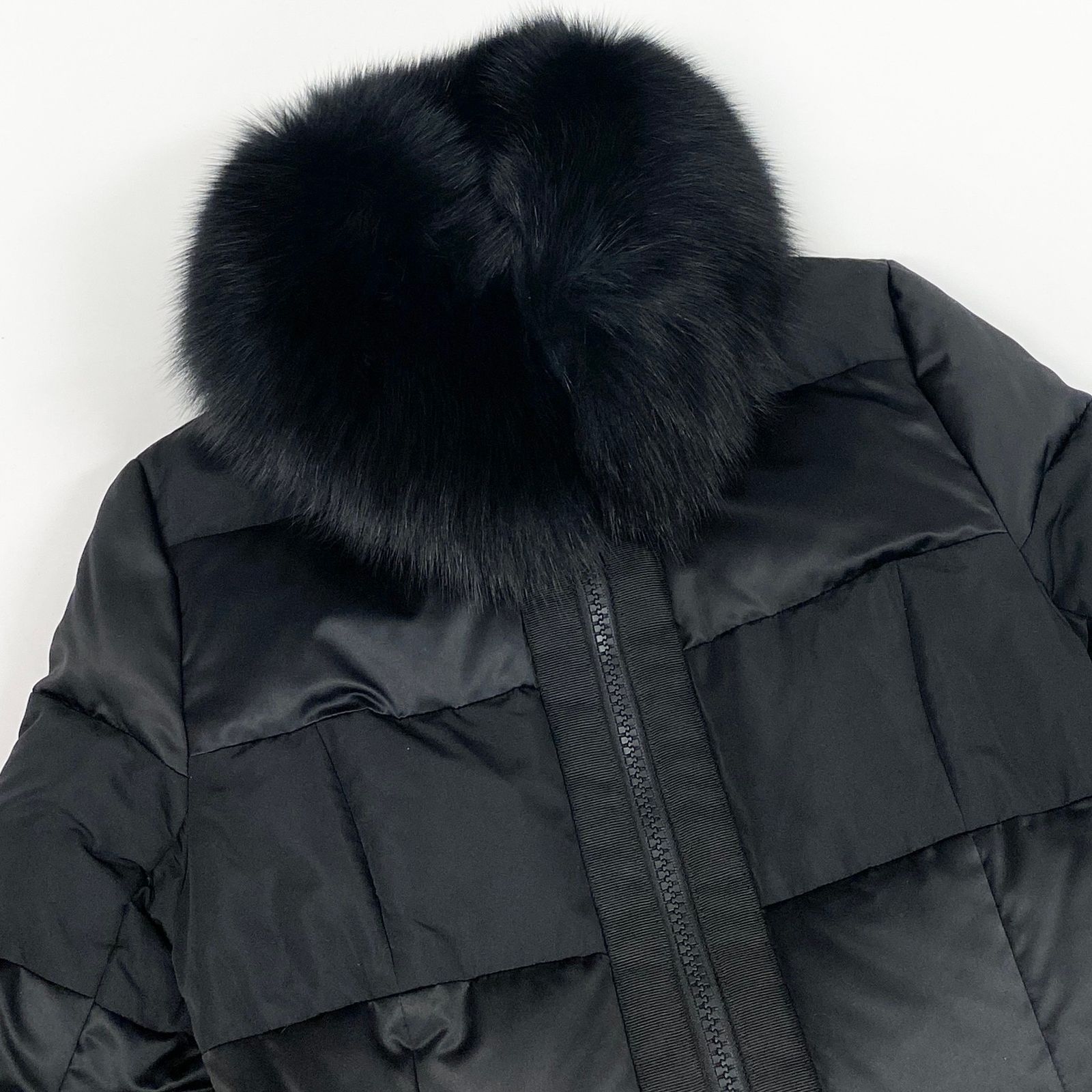 85l20 TO BE CHIC トゥービーシック ダウンコート ブルーフォックス