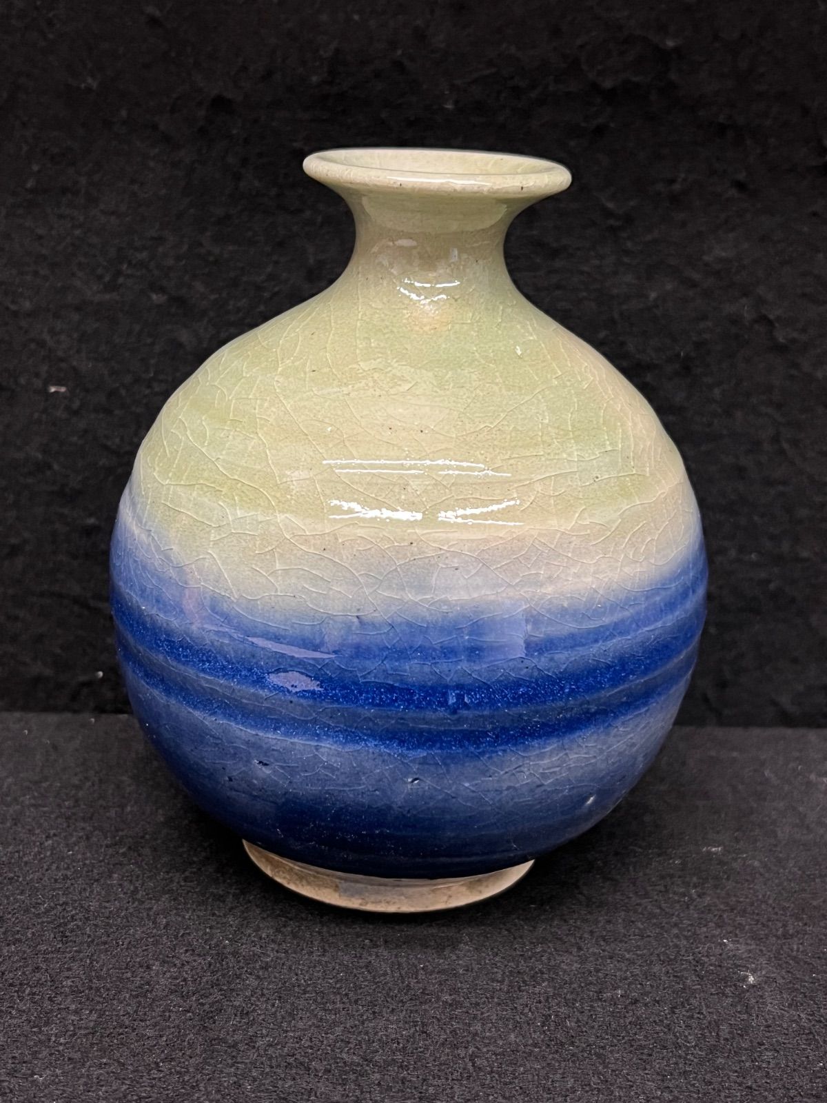 上神焼 花瓶 鳥取県 花入 伝統陶芸品 中森不入 伯雅