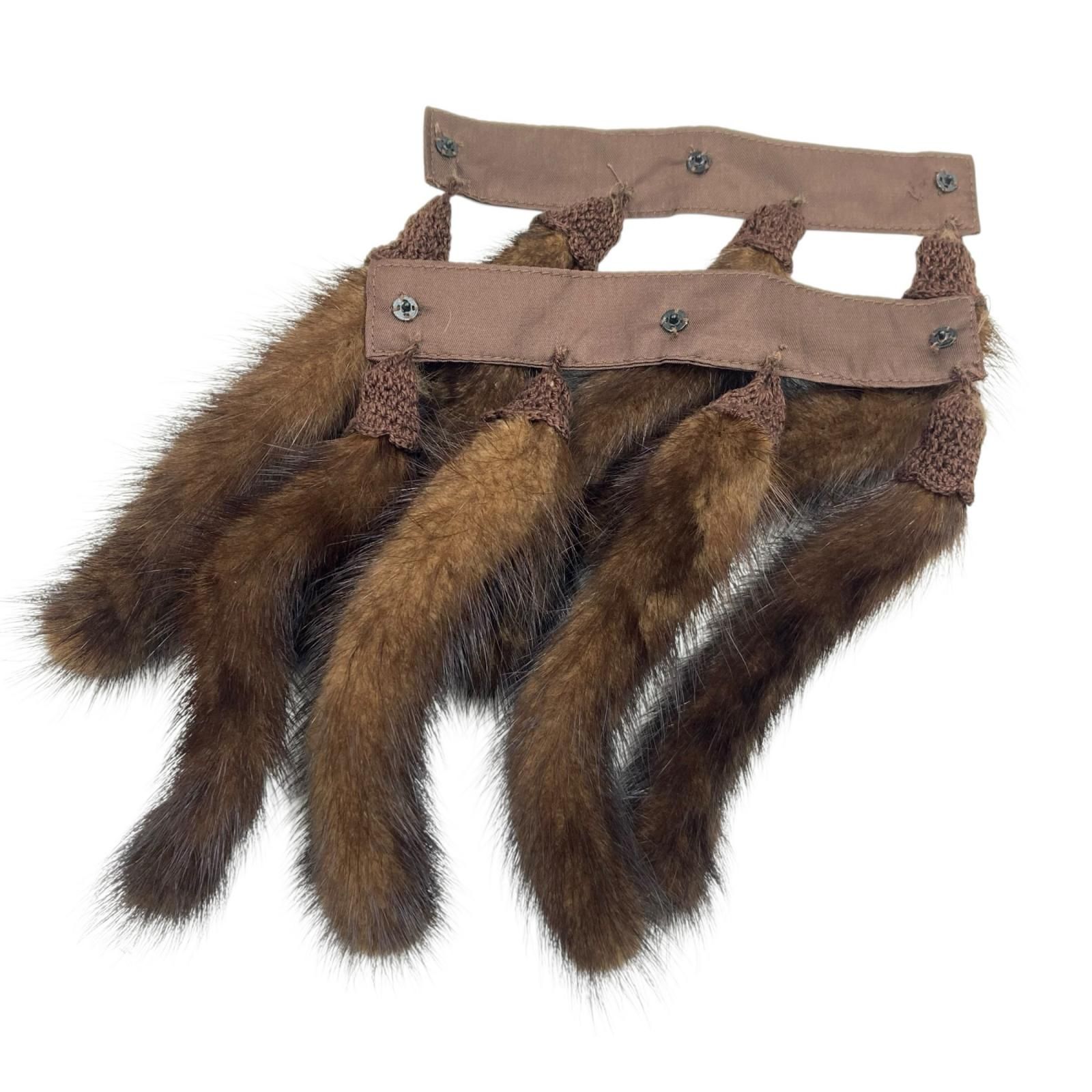 サガミンクショール　デミバフミンク　ブラウン SAGA MINK サガミンク ブラウン デミバフミンク M ストール ショール