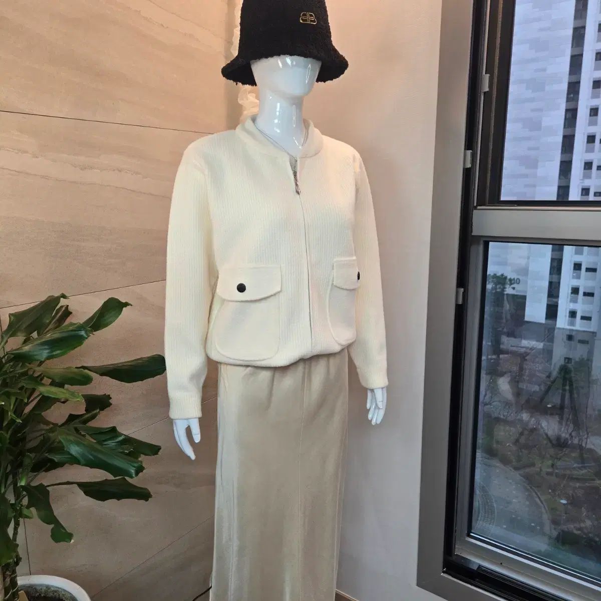 ニット帽子 モ ウール 取り外しで雰囲気転換 スーツ カジュアル DUL Ver. どちらも