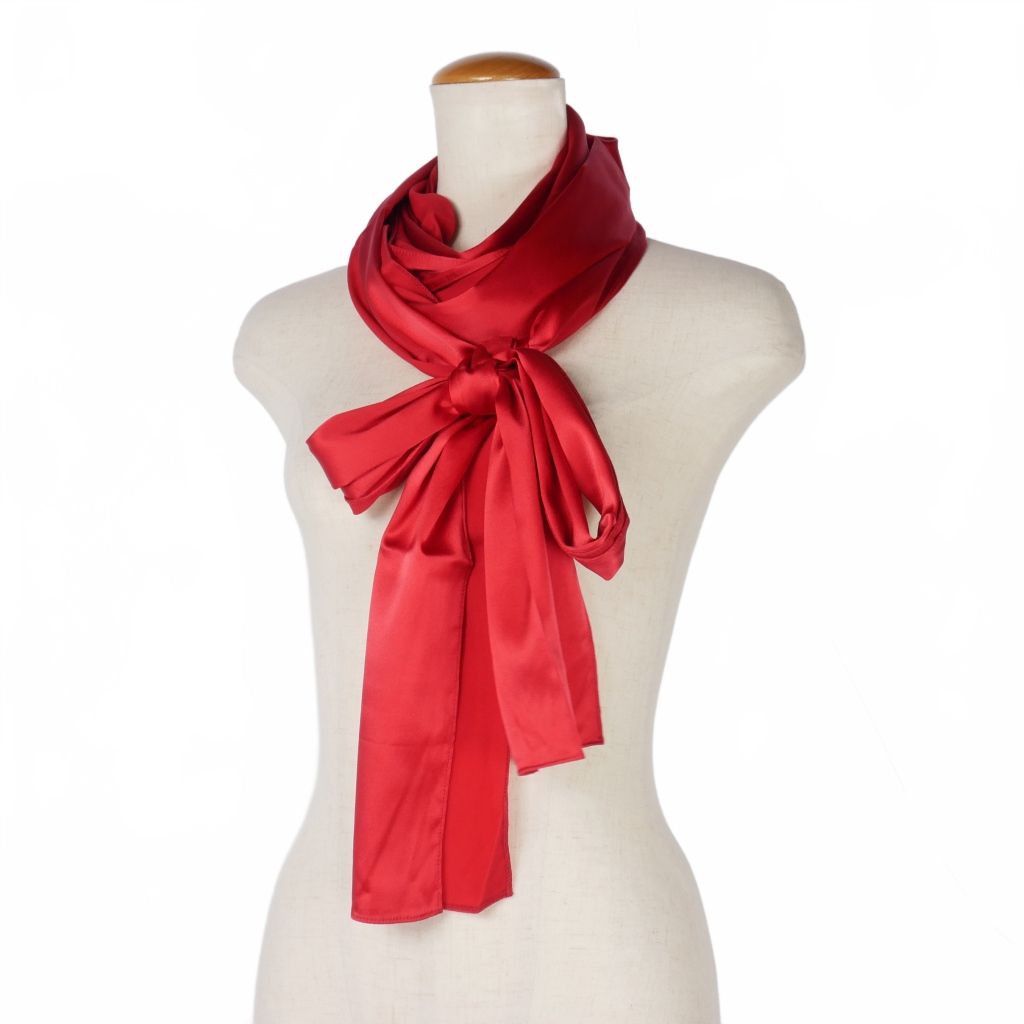 メゾンマルジェラ Maison Margiela 21SS 白タグ シルク ロングストール