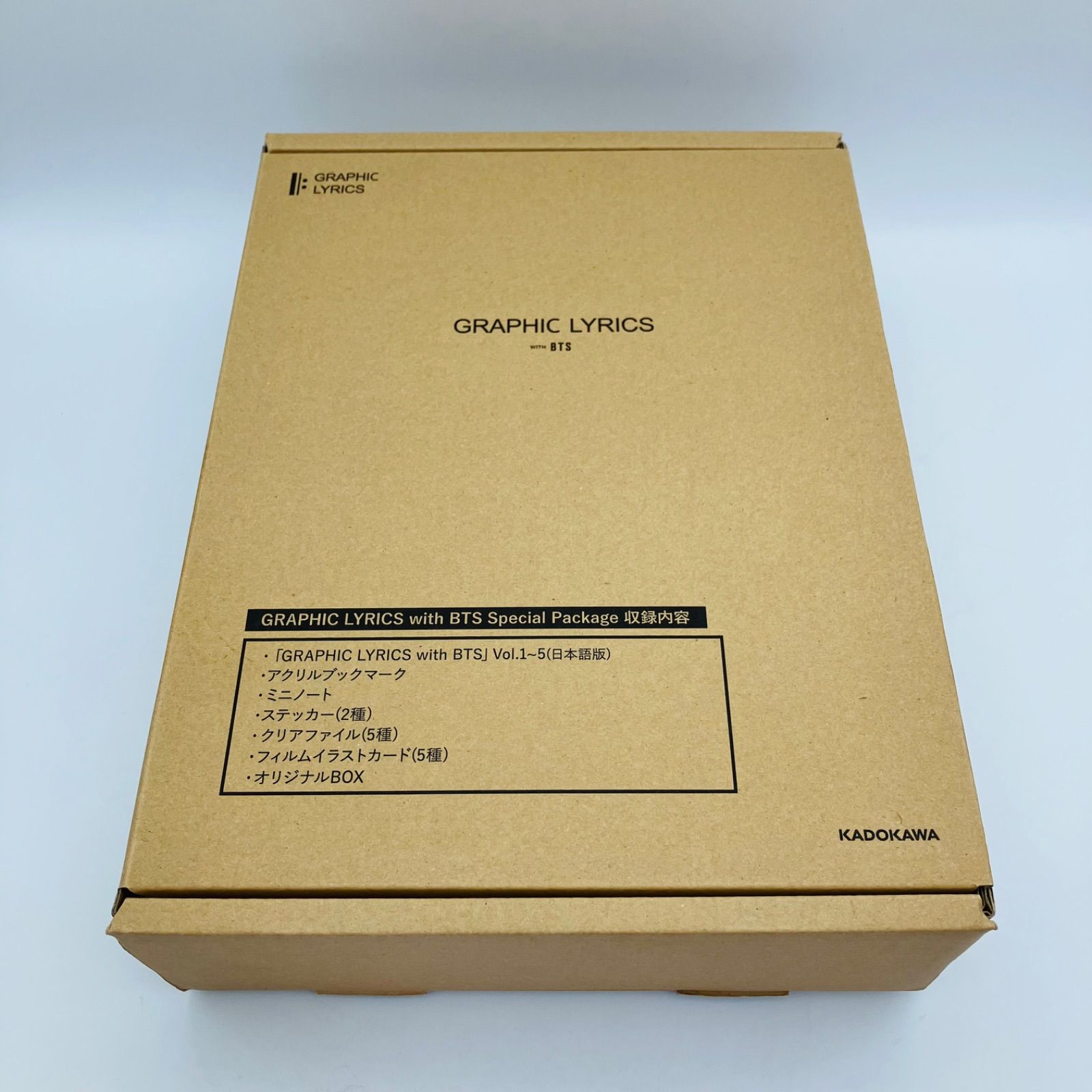 GRAPHIC LYRICS with BTS Special Package 日本語版 付録付き 本
