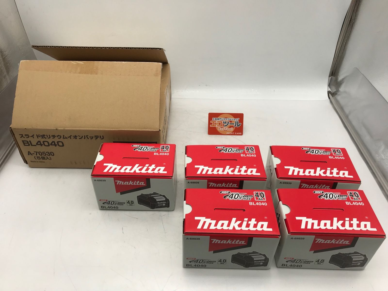 Makita マキタ A-70530 〇 40 Vmax 4.0 Ah BL 4040 リチウムイオンバッテリ PSEマークあり 入り IT_UJIXK 小牧 M 04