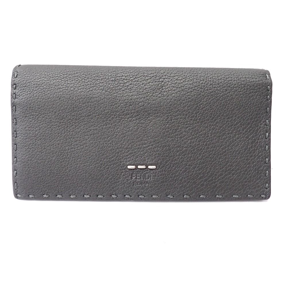 Ft1241101 フェンディ 長財布 二つ折り長財布 セレリア 7M0186 グレー