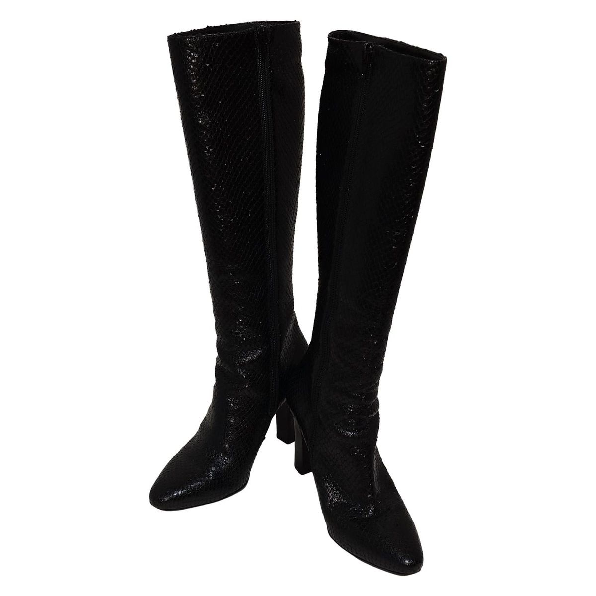 SAINT LAURENT PARIS サンローランパリ ロングブーツ 35 レディース - 440787 黒