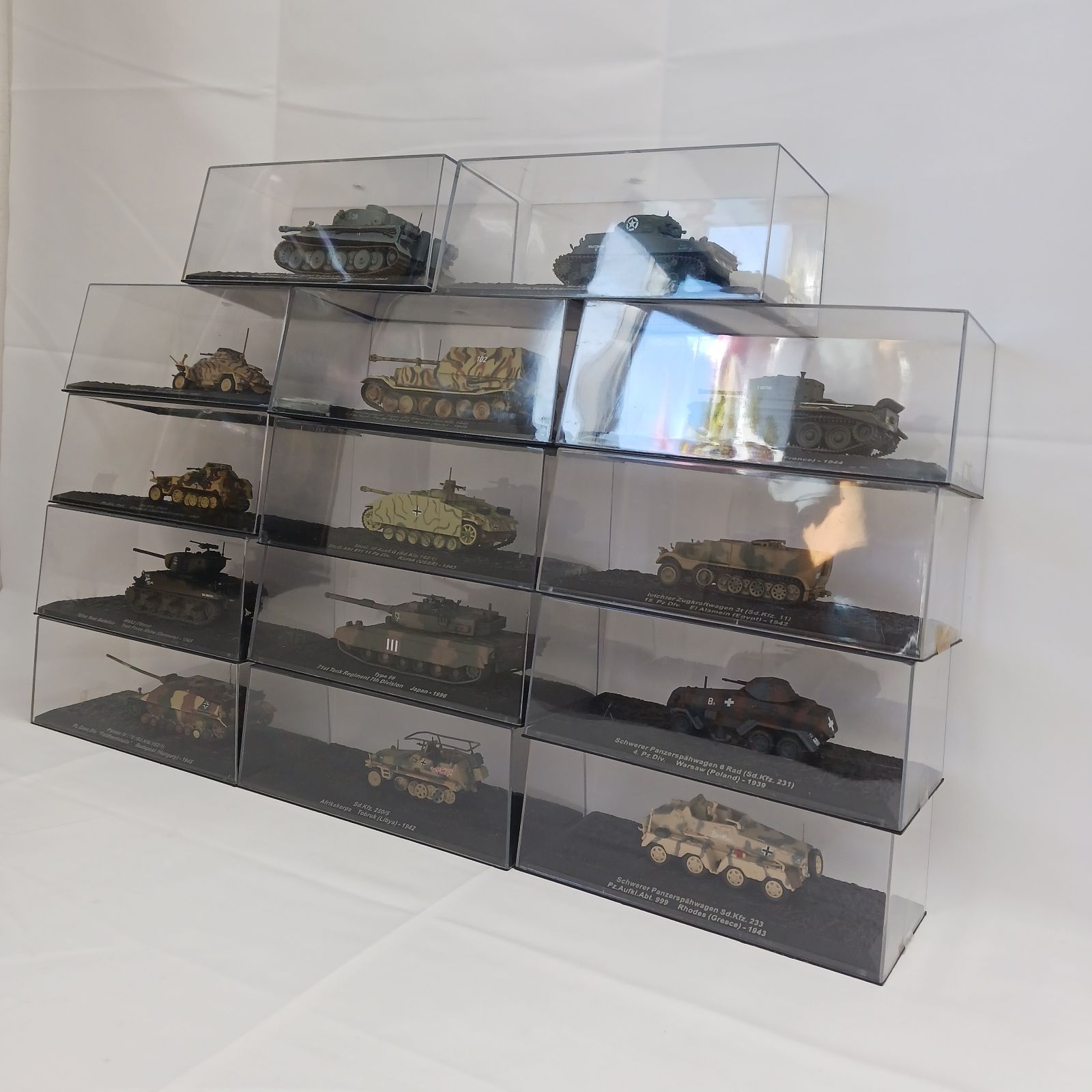 コンバット・タンクモデルコレクション 未開封15体セット【デアゴスティーニ】 コンバット・タンクモデルコレクション 未開封15体セット