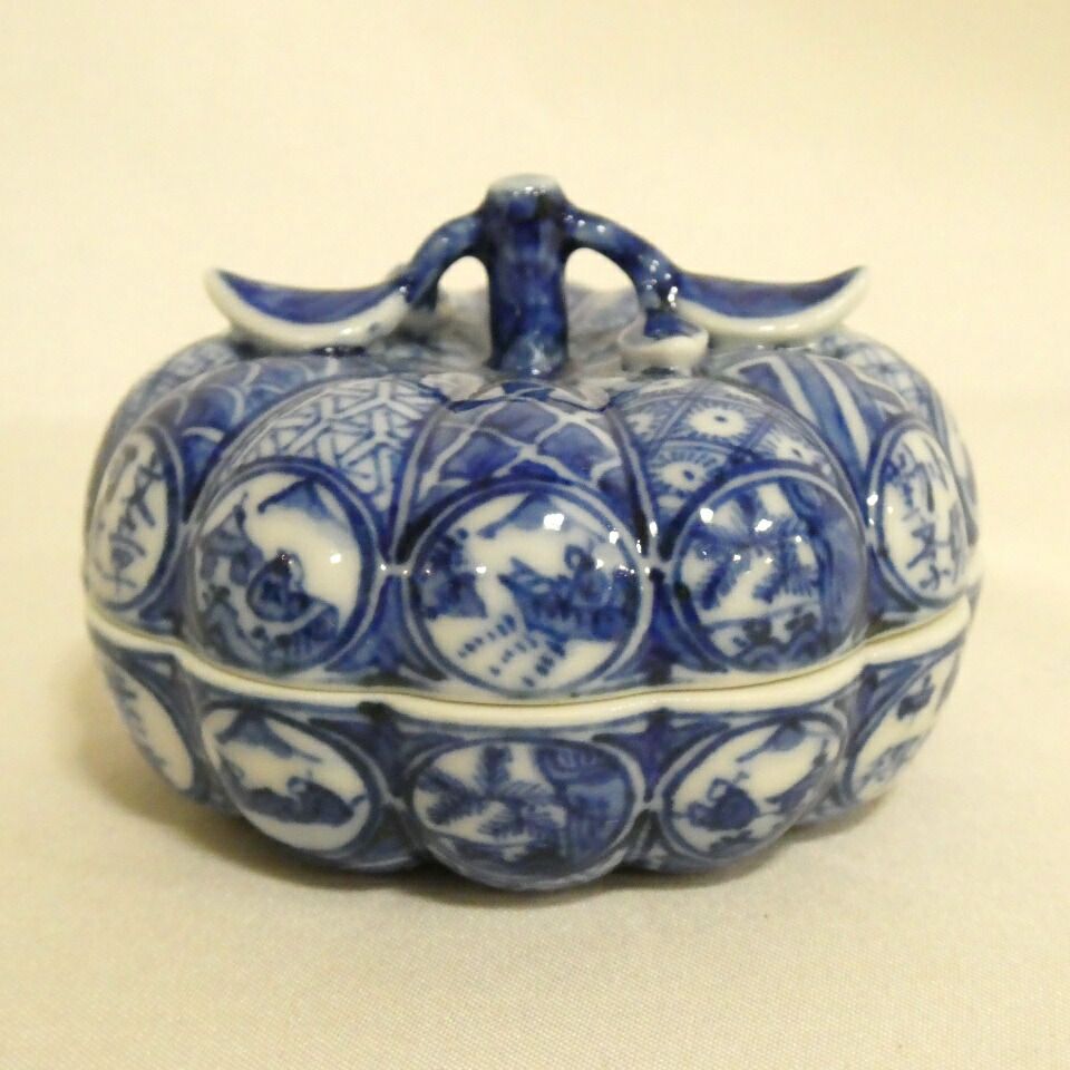 十二月の特売品 琴浦窯 四代目 和田桐山作 祥瑞 ミカン香合 蜜柑 茶道具