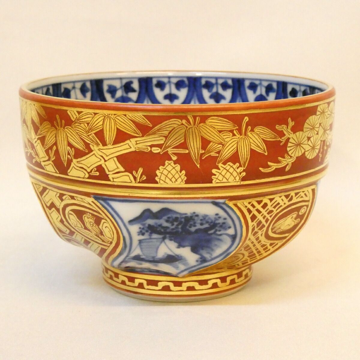 Ｔ１３　茶碗　『祥瑞金襴手　茶碗』『丹山窯　小峠葛芳造』　共箱　抹茶碗　茶道具 T13 茶碗 『祥瑞金襴手 茶碗』『丹山窯 小峠葛芳造』 共箱 抹茶碗