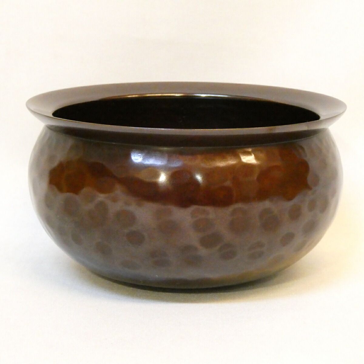 千家十職錺師 十代 中川浄益作 不審庵伝来写 エフゴ建水 唐銅 餌畚 伝来形 こぼし 茶道具