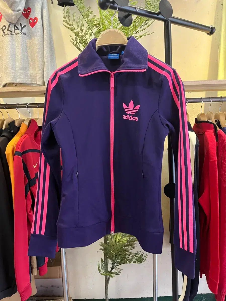 アディダス パープル ピンク3本線 ヨーロッパ ジャージ csz 51