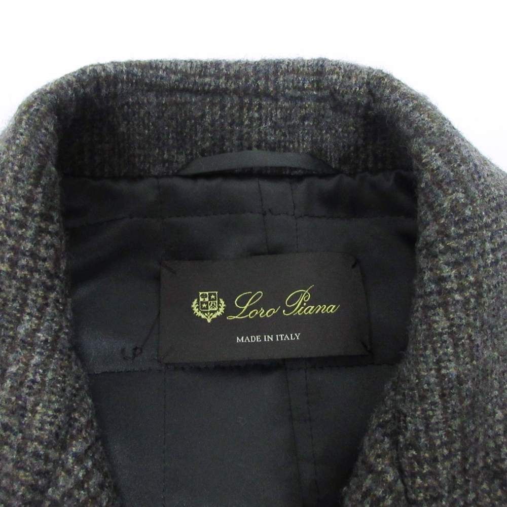 高級✨ ロロピアーナ　カシミヤ100% ダブルブレストチェスターコート42(L) ロロピアーナ Loro Piana 最高級 カシミヤウール チェスターコート