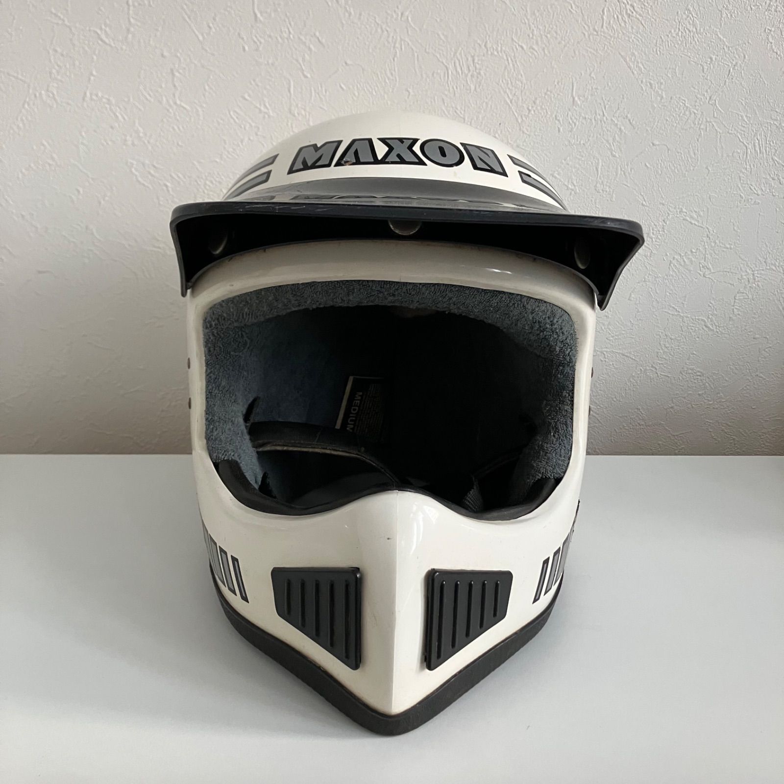 ビンテージヘルメット☆MAXON Mサイズ 80年代 フルフェイス モトクロス