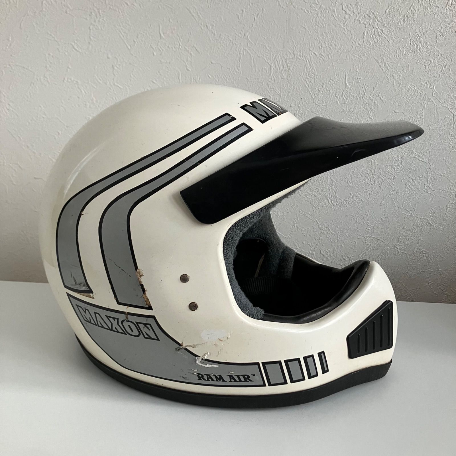 ビンテージヘルメット☆MAXON Mサイズ 80年代 フルフェイス モトクロス