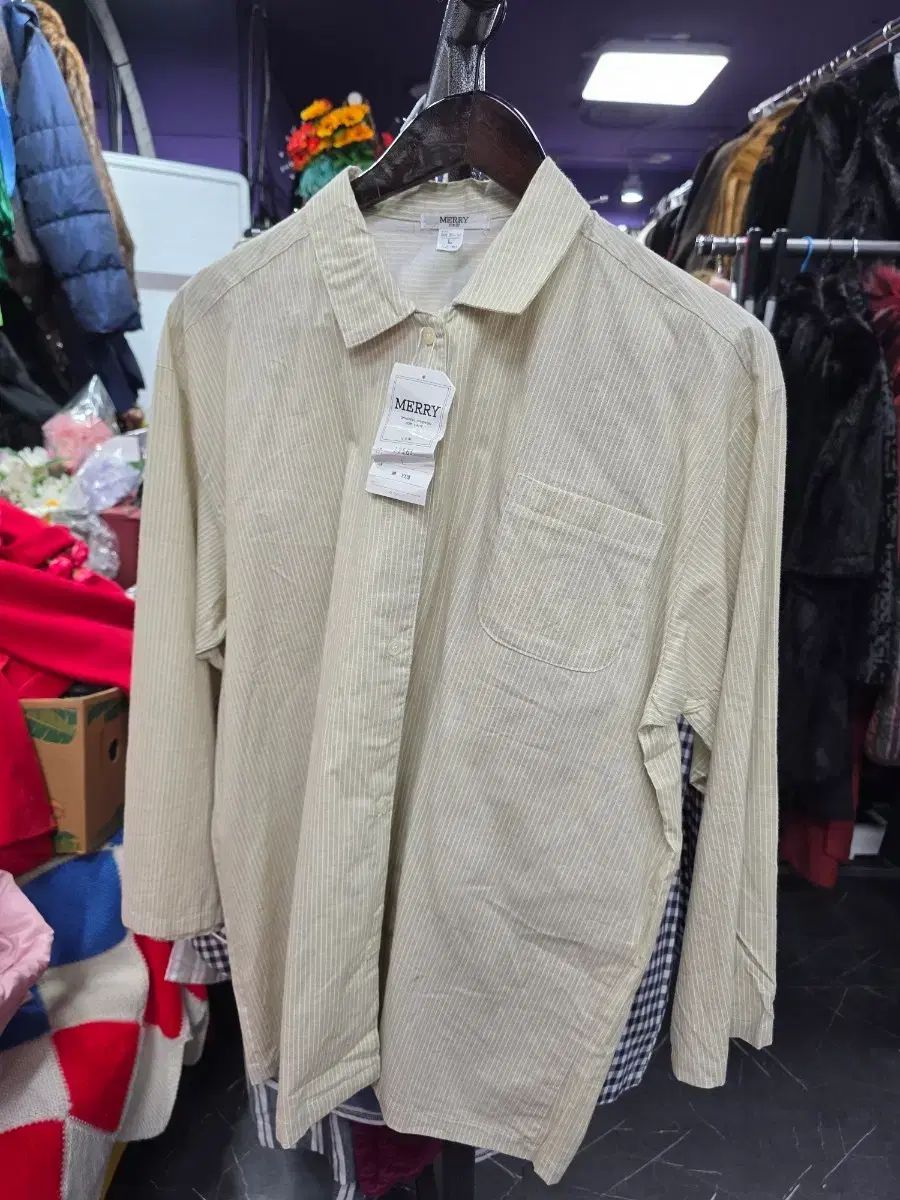 MERRY ストライプ パジャマ セット M