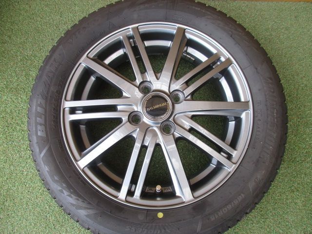 み バルミナム 165 60 R 15 スタッドレスタイヤ４本SET ハスラー フ クロスオーバー