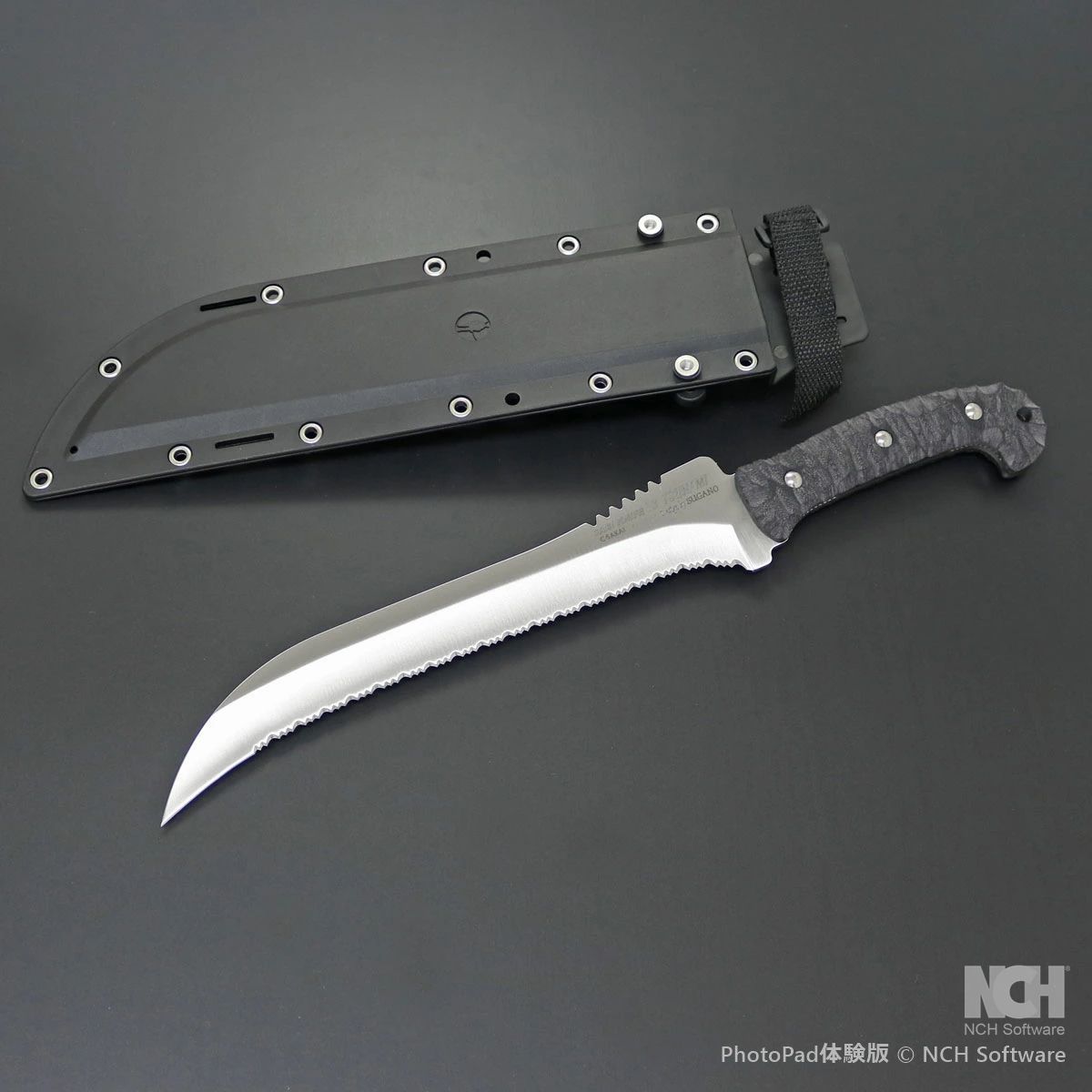 サバイバルナイフ 11819 ジーサカイ G.SAKAI サビナイフ13 ツナ海 ブラック 錆びにくい鋼材 釣り 魚 アウトドア