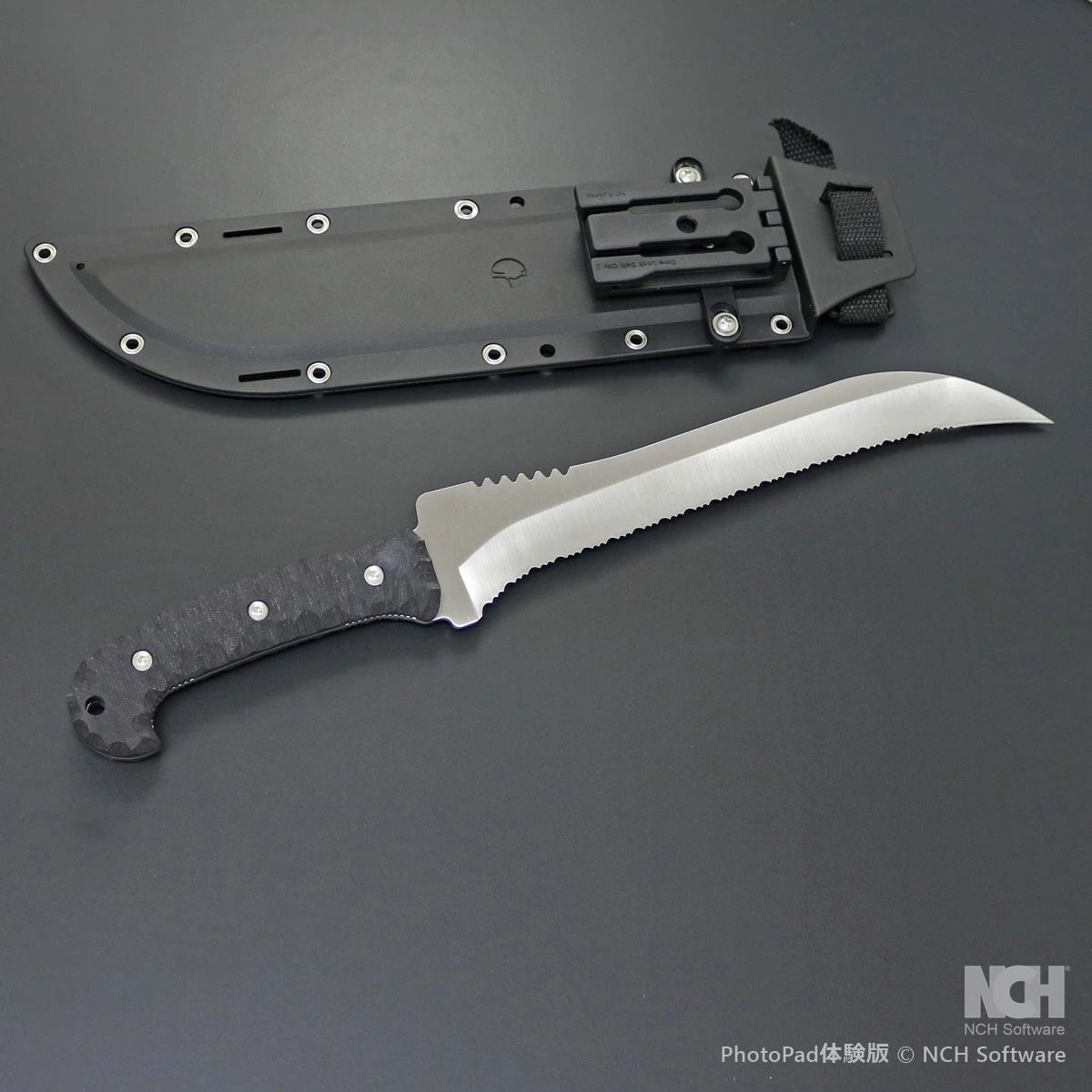 サバイバルナイフ 11819 ジーサカイ G SAKAI サビナイフ13 ツナ海 ブラック 錆びにくい鋼材 釣り 魚 アウトドア