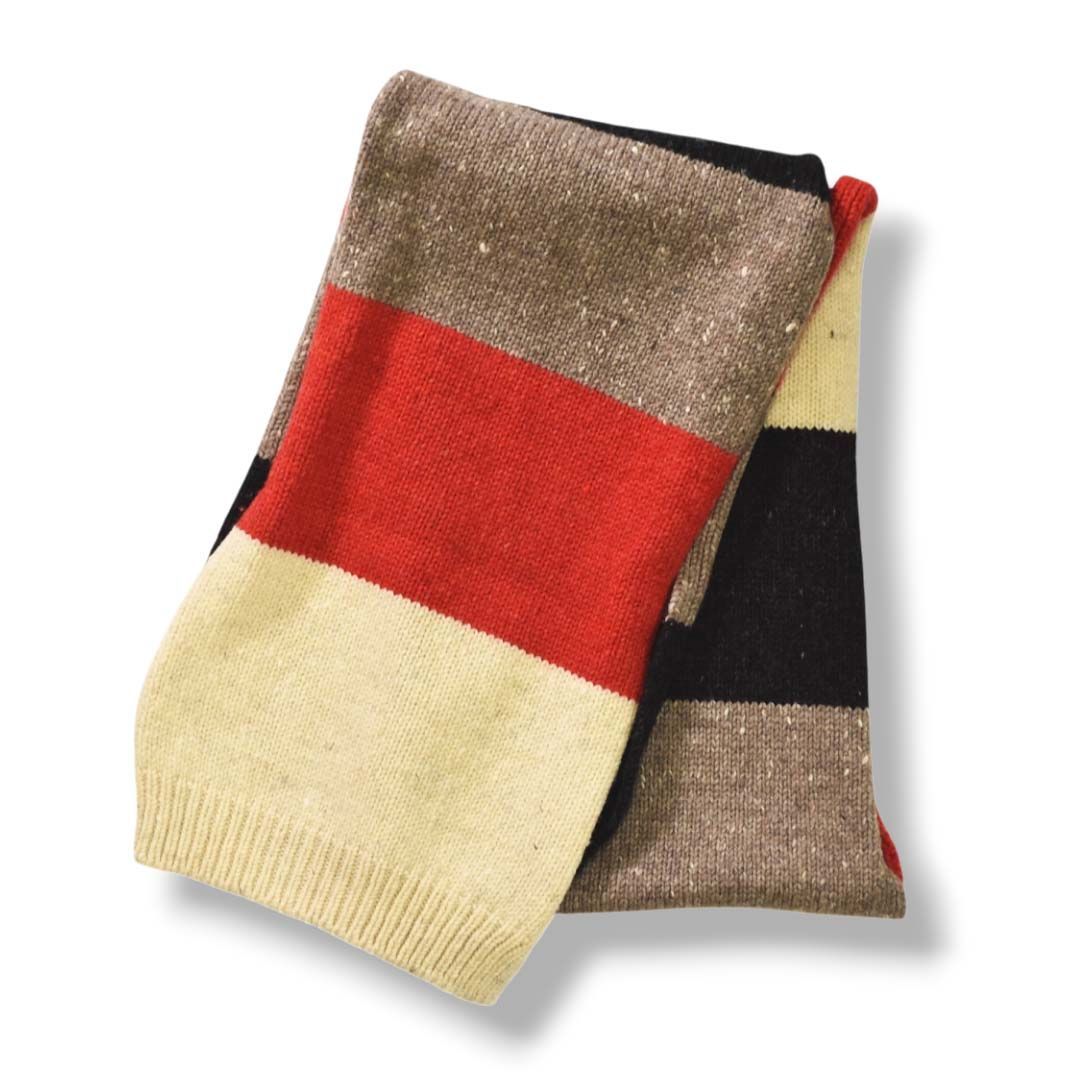 ジュンヤワタナベコムデギャルソン　ストール　ウール　総柄 美品】 ジュンヤワタナベ コムデギャルソンマン JUNYA WATANABE COMME