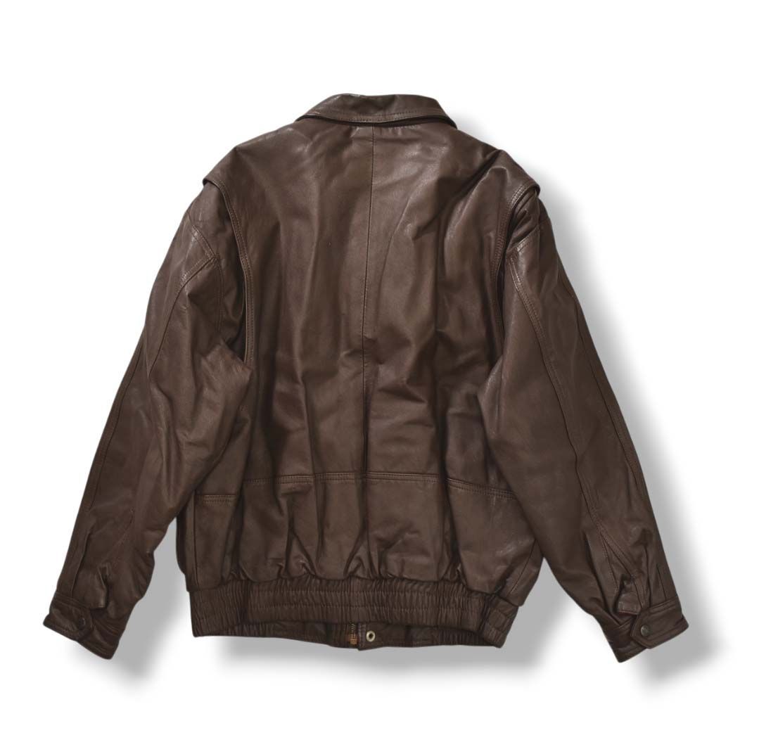 本革】 90s ヴィンテージ ドムアオム D HOMME A HOMME 牛革 レザー