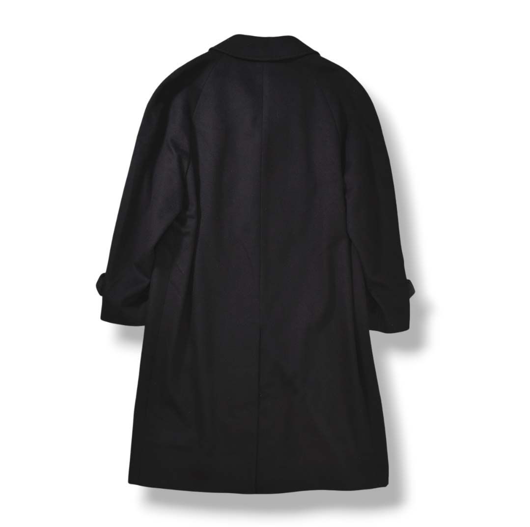PIERRE BALMAN ピエールバルマン カシミヤコート ブラック S 高品質】 ピエール バルマン Pierre Balmain Francois 1er カシミヤ