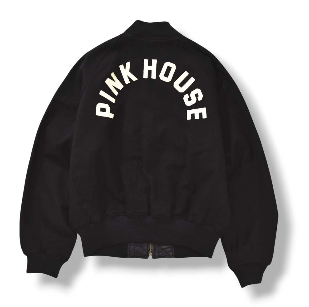 【ヴィンテージ】PINK HOUSE ブルゾンジャケット 90’s 90s PINK HOUSE ピンクハウス SHOWゼッケン ブルゾン - メルカリ
