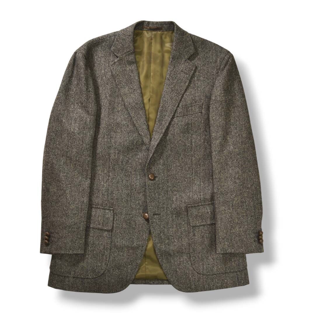 美品】 日本製 ウィリアム ブラウン WILLIAM BROWN ツイード ウール 2B