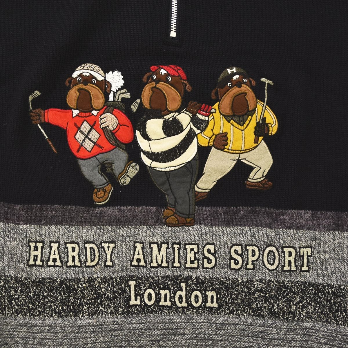 HARDY AMIES SPORT ロゴ総柄 セットアップLL HARDY AMIES SPORT ロゴ総柄 セットアップLL HARDY AMIES SPORT