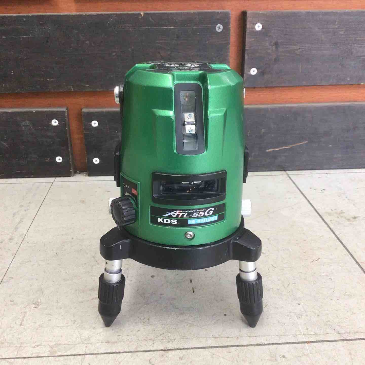 現状品】 KDS グリーンレーザー墨出し器 ATL-55G 矩・横・両縦 【鴻巣